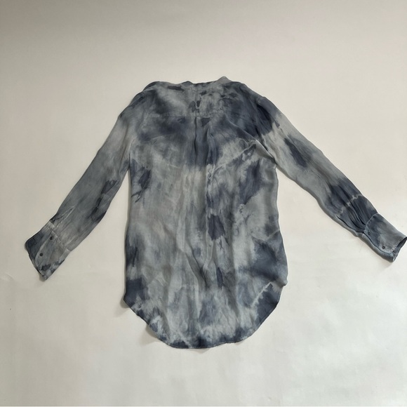 KES silk tie dyed oversized button down - Picture 7 of 8